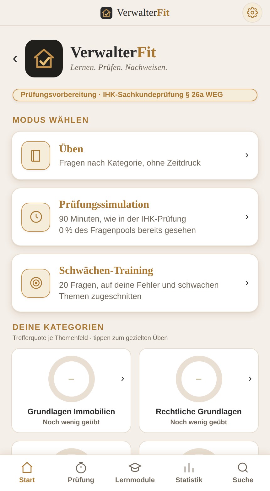 Modusauswahl